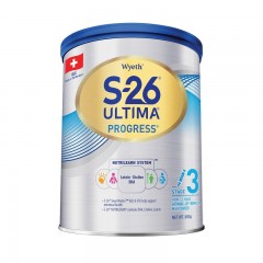 [4罐装]Wyeth惠氏港版S26铂臻Ultima婴幼儿奶粉3段800g