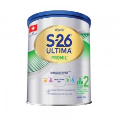 [6罐装]Wyeth惠氏港版S26铂臻Ultima婴幼儿奶粉2段800g