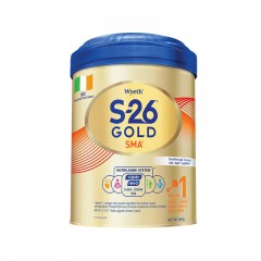 [4罐装]Wyeth惠氏港版S26金装婴幼儿奶粉1段900g/罐