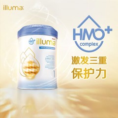 [4罐装]Wyeth惠氏港版启赋illuma HMO+婴幼儿奶粉1段 850g/罐2022年2月