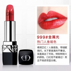 Dior迪奥 烈艳蓝金口红#999 金属光复古红唇膏3.5g