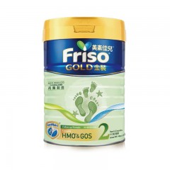 [1罐装]Friso Gold港版美素佳儿 婴幼儿配方奶粉2段 900g/罐