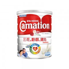[6罐装]雀巢Carnation港版三花柏龄健心高钙低脂奶粉中老年成人奶粉800g/罐2021.12