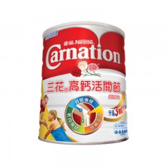 [3罐装]雀巢Carnation港版三花柏龄健心高钙低脂奶粉中老年成人奶粉800g/罐2021.12